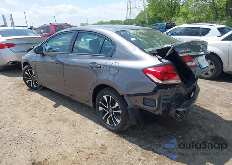 2015 Honda Civic Ex z USA, uszkodzony, nr VIN 2HGFB2F81FH507198